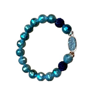 Beaded Shimmer Adjustable Bracelet